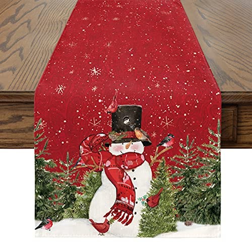90 inches Long AUUXVA HAIIO Xmas Santa Claus Pattern Table Runner Heat Resistant for Christmas Holiday Theme Party Dining Room Tabletop Decoration 90 inches Long AUUXVA HAIIO Xmas Santa Claus Pattern Table Runner Heat Resistant for Christmas Holiday Theme Party Dining Room Tabletop Decoration